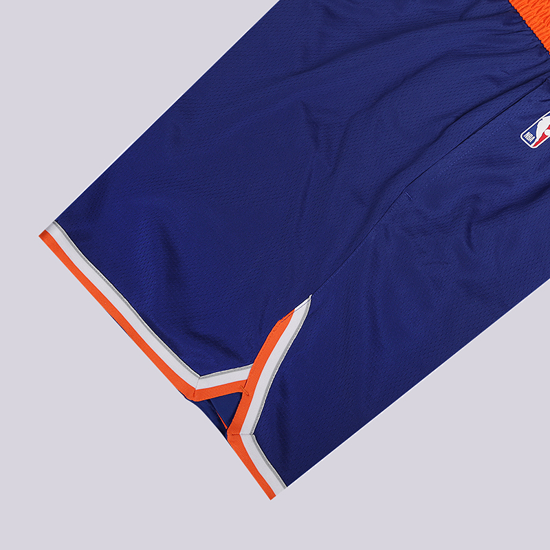 мужские синие шорты Nike NBA New York Knicks Icon Edition Swingman AH3877-495 - цена, описание, фото 3